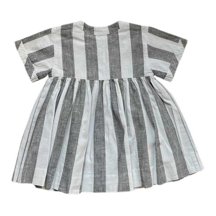 12M - Robe à rayures Du pareil au même vintage