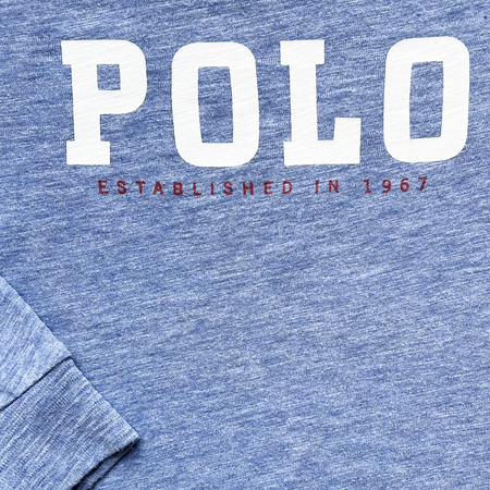 2A - T-shirt bleu Polo 🐻 Ralph Lauren