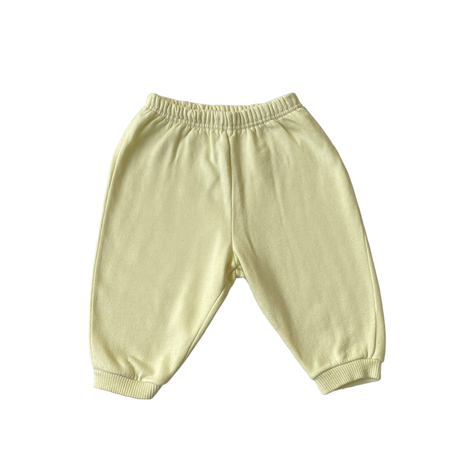 6M - Pantalon molleton jaune Petit Bateau