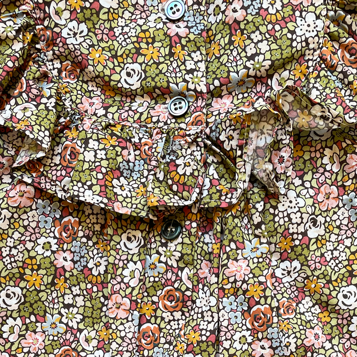 18M - Robe fleurs rétro Bonton 