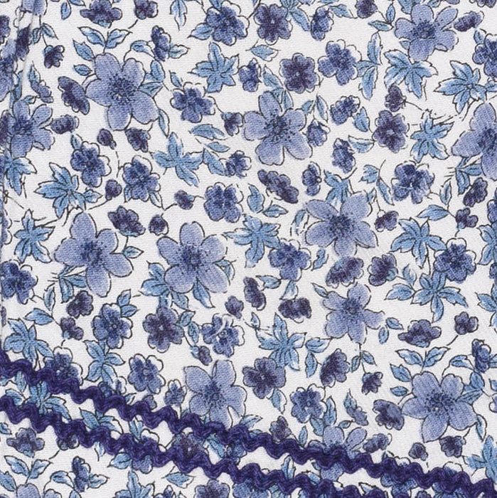 2A - Pantalon fleurs bleues Bonpoint 